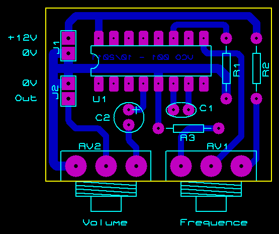 VCO 001 - PCB