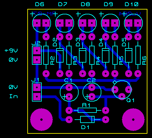 Vumetre 004 - PCB