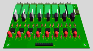 Interface LPT 001 - PCB 3D